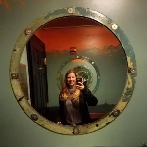 The porthole infinity mirror at PTX Lounge.