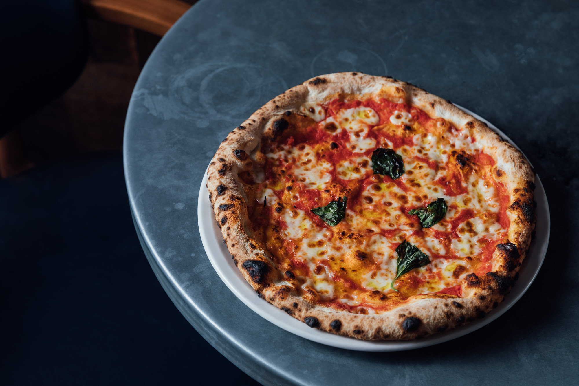 Wood Fired Margherita Pizza at The Beech House pub and restaurant in Amersham Buckinghamshire.jpg