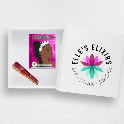 Want to experience #EllesElixirs for the first time with someone you love? Try our Smoke Packs! These packs include a sample size of our #ElixirNo1 or #ElixirNo2, along with our Rose Cone. #SipSoakSmoke
