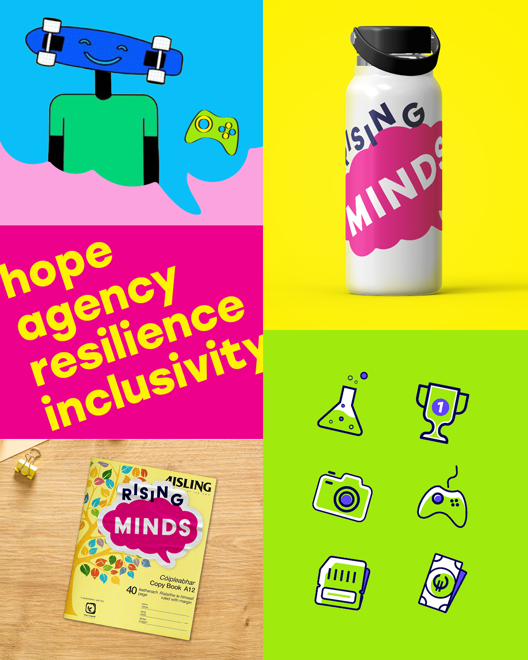 Rising Minds brand assets