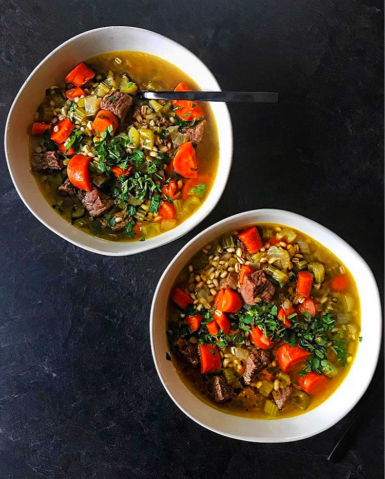 Beef + Barley Soup 