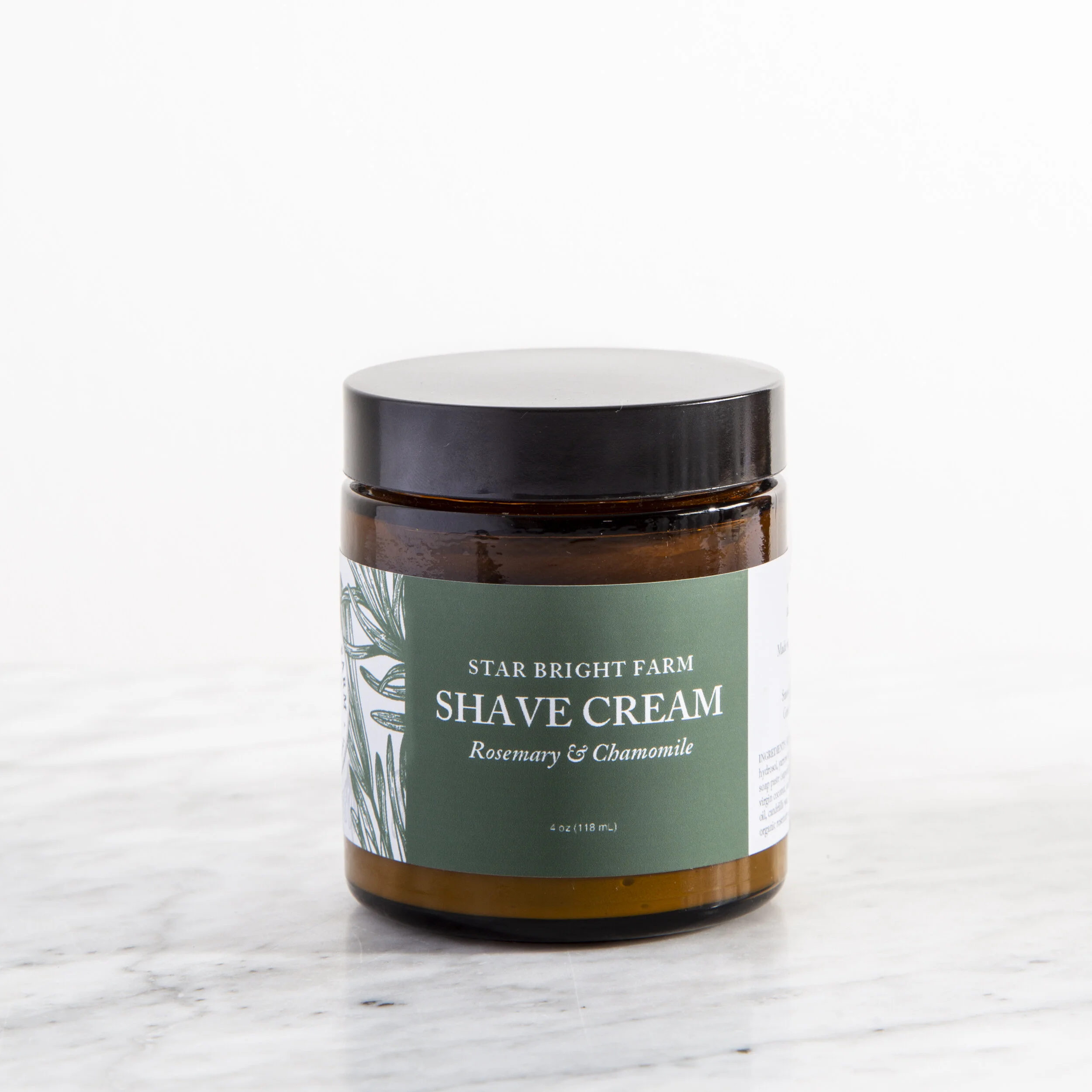 Shaving Cream: Rosemary Chamomile