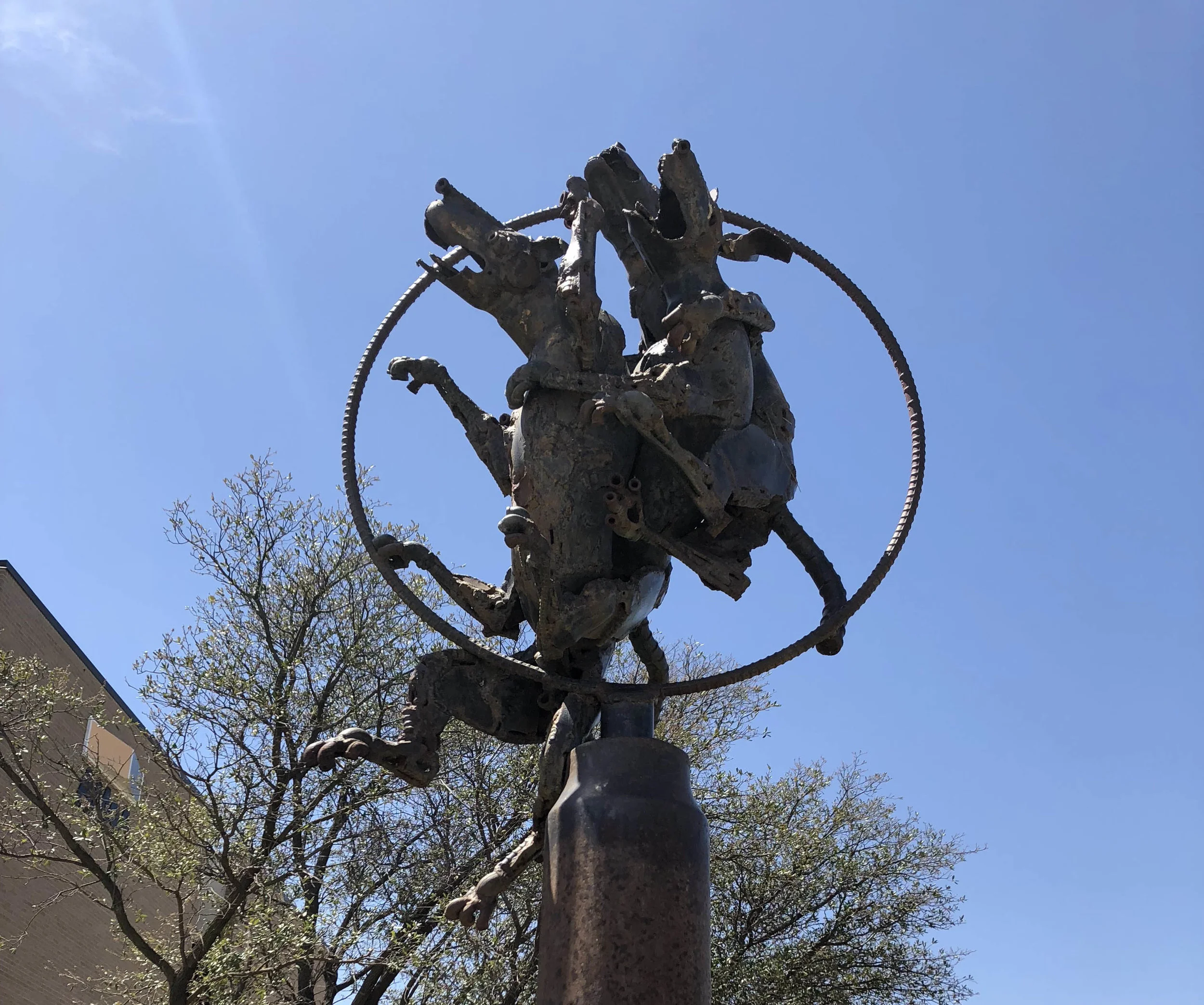 It's So Hard to Stay on Top , 1996 Steel, welded Gift of the artist