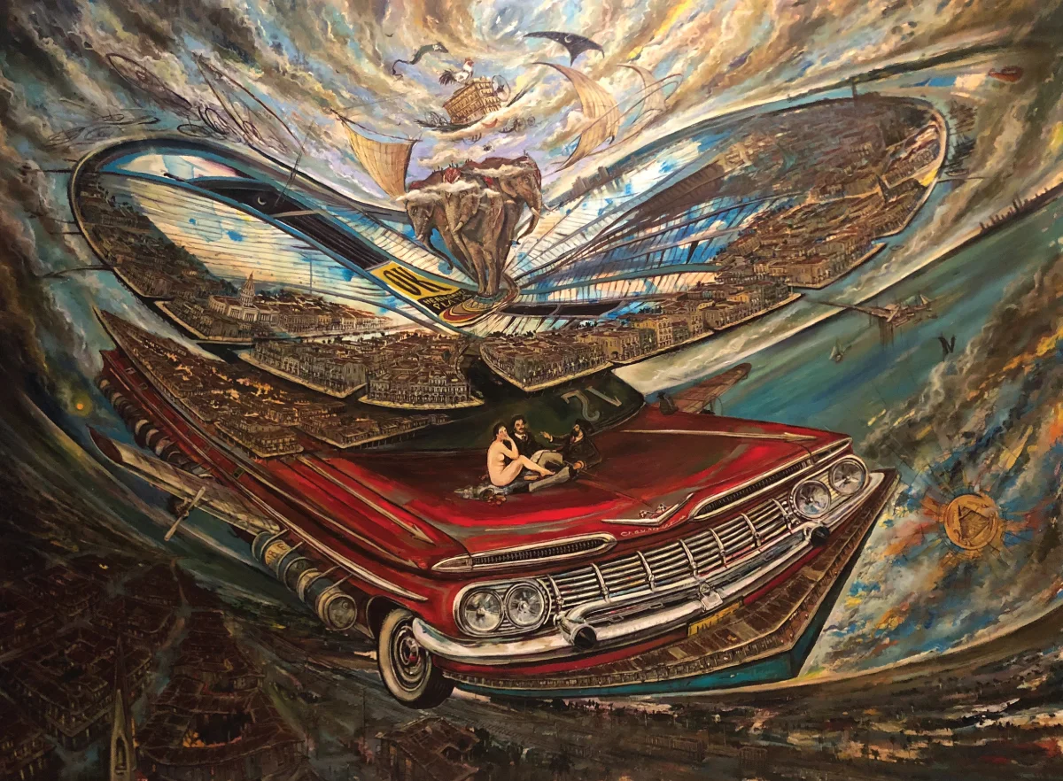 VICENTE HERNANDEZ Recuerdos deun Almuerzo (Memories of a Lunch) 2015 Oil on Canvas Loan Courtesy of an Anonymous Collector
