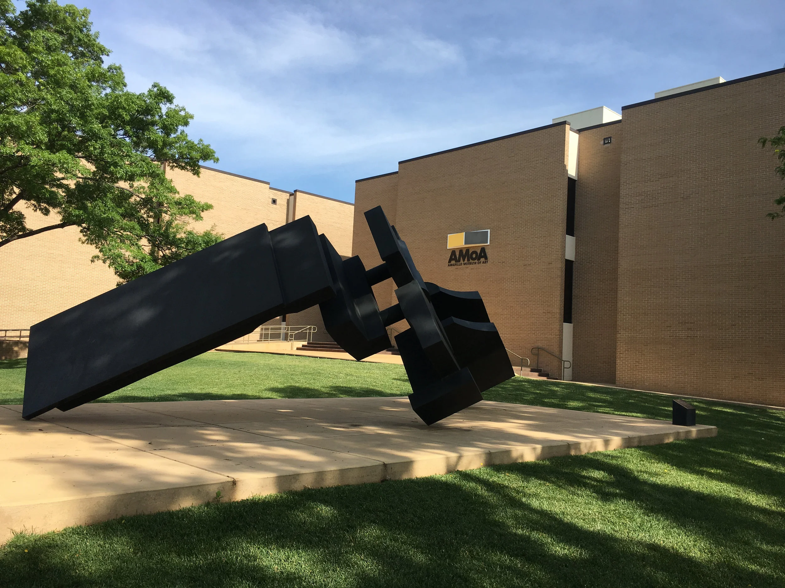 DAVID DEMING Nighthawk , 1990 Painted Steel 9'6" x 13'4" x 27' Gift in Memory of Jayne Cowen Seliger