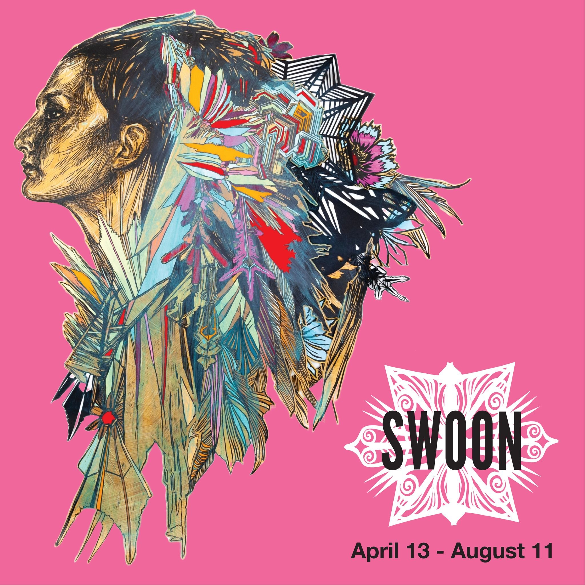 Swoon's Exhibition Reception 
Friday, April 19 at 6:30pm
AMoA Members FREE | Non-Members $10
6:30 PM Cocktails and Hor d&rsquo;oeuvres
7:00 PM Artist Talk by Caledonia Curry
 
Caledonia Curry, whose work appears under the name Swoon, is a Brooklyn-ba
