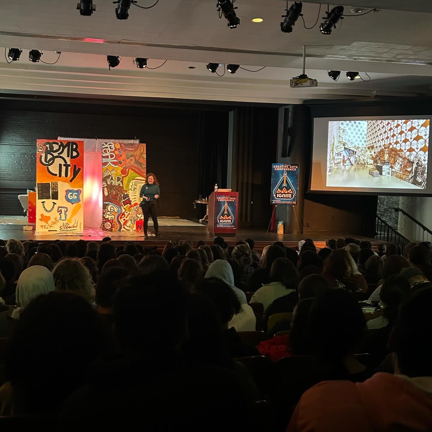 Swoon was this year&rsquo;s keynote speaker at IGNITE: Creative Arts Conference!