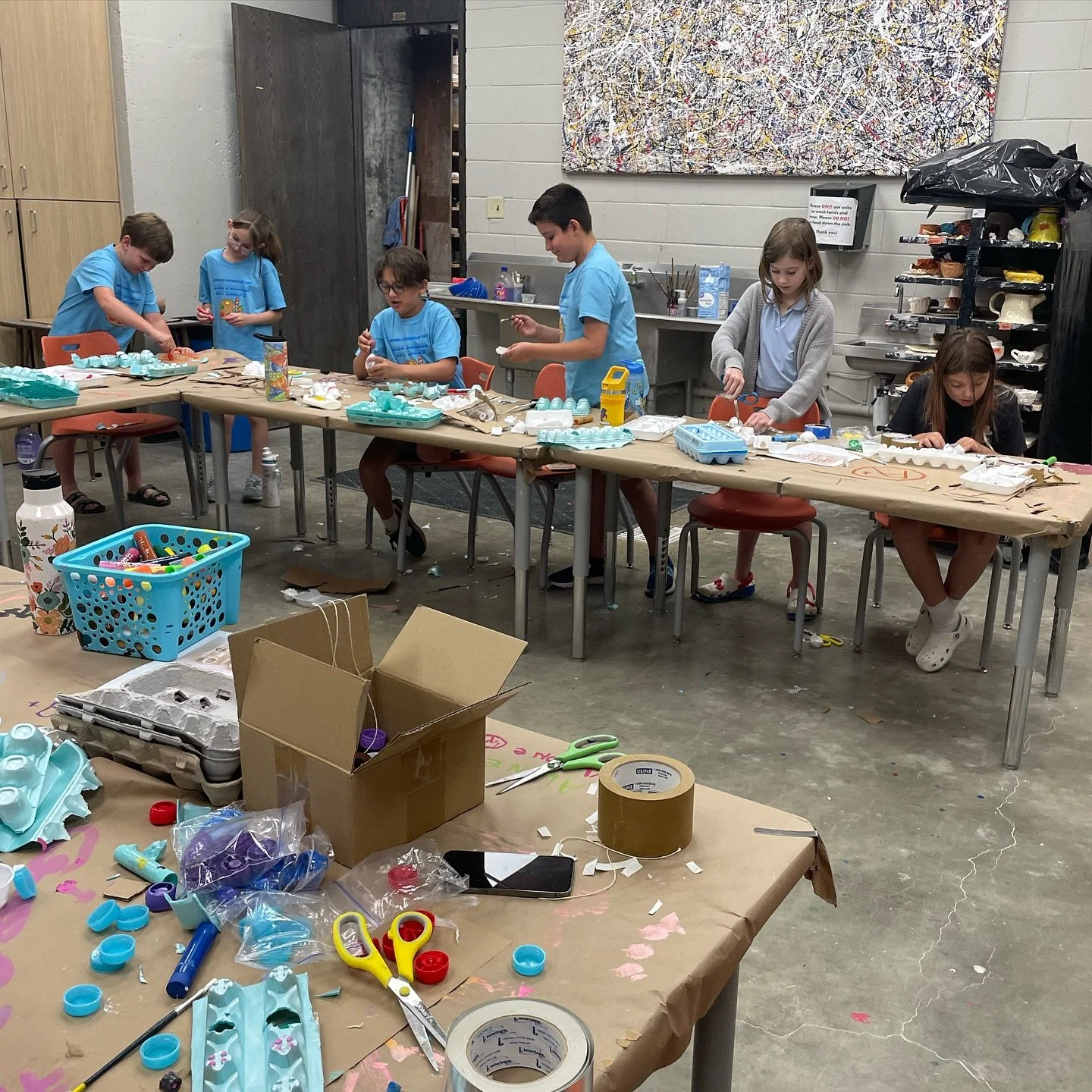 That&rsquo;s a wrap for this week&rsquo;s summer art camps, Upcycled/Landscape to Dreamscape! 🎨