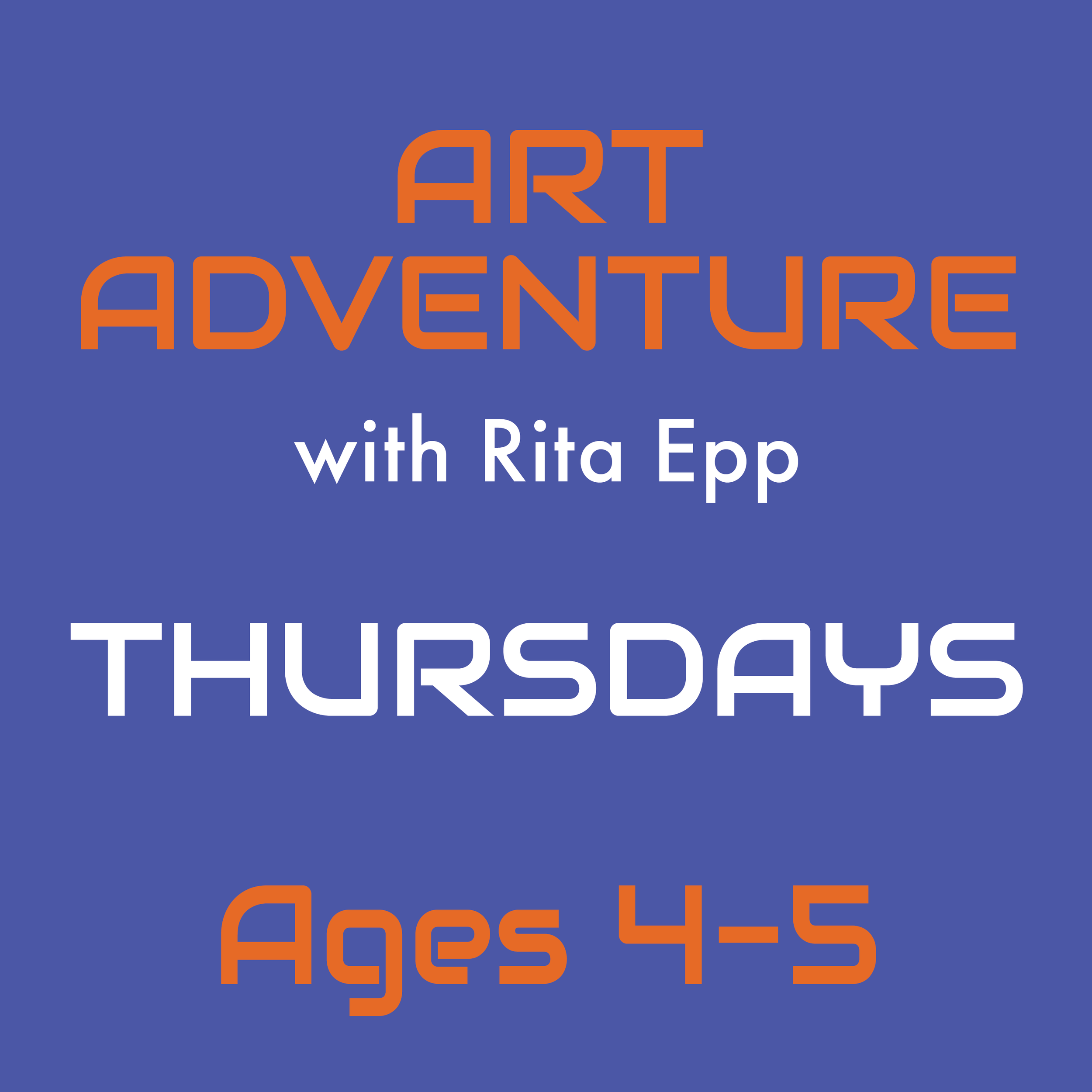 Art Adventure, Ages 4 & 5