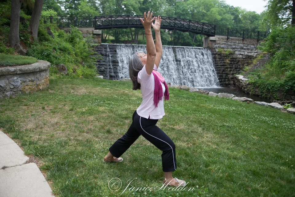 Paula taking a Warrior break at Blairs Academy, NJ.