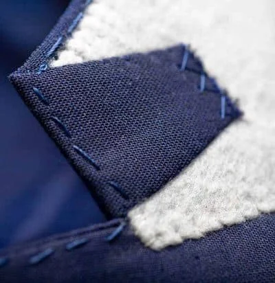 bespoke suit collar attachment