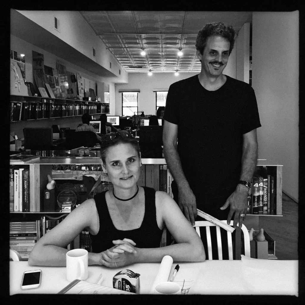 Hayes and James Slade at their office in NYC