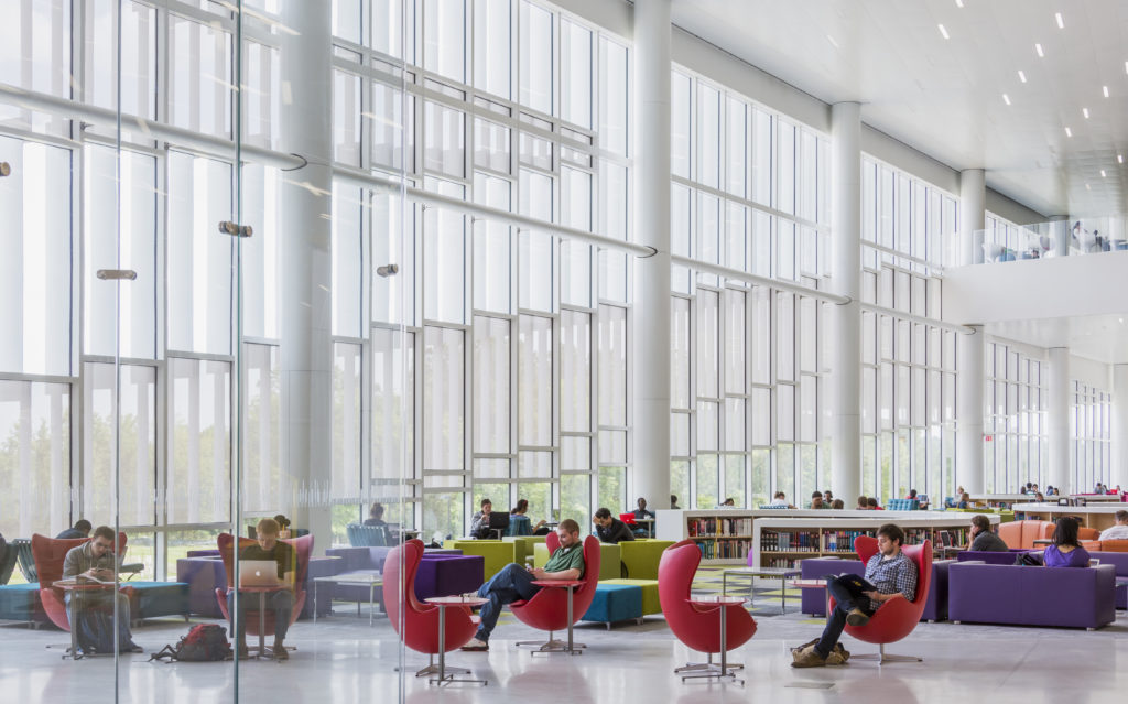 North Carolina State University, James B Hunt Jr Library, Courtesy of Snohetta