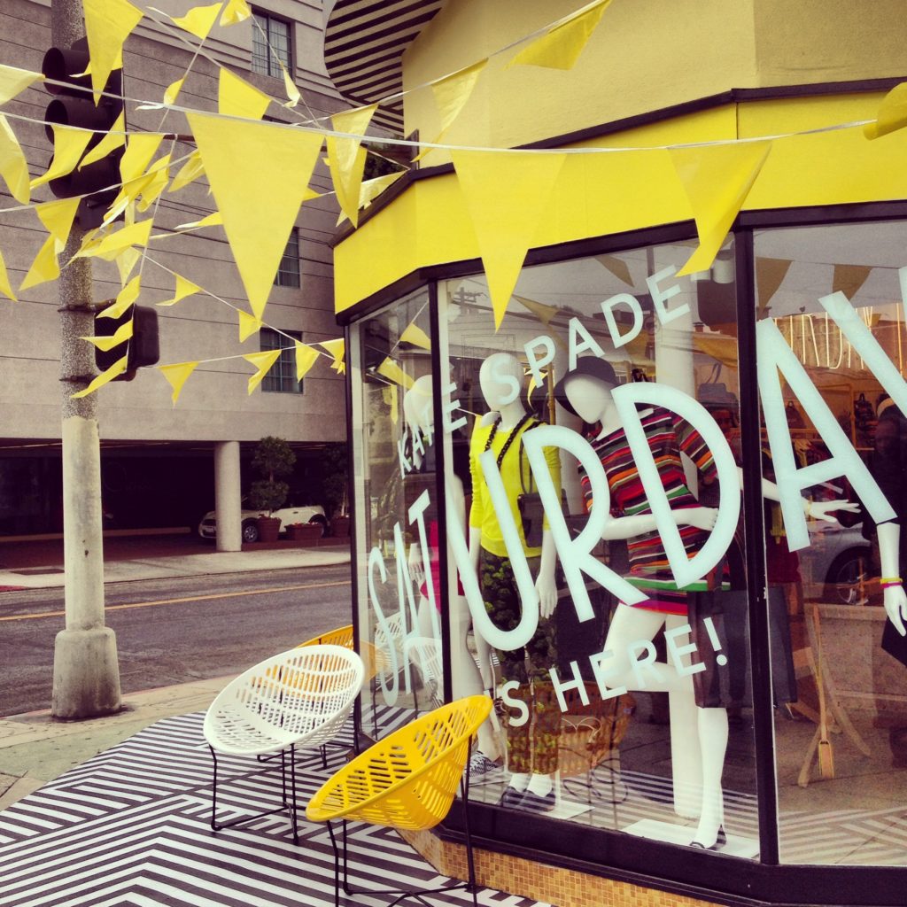 Kate Spade Saturday store exterior