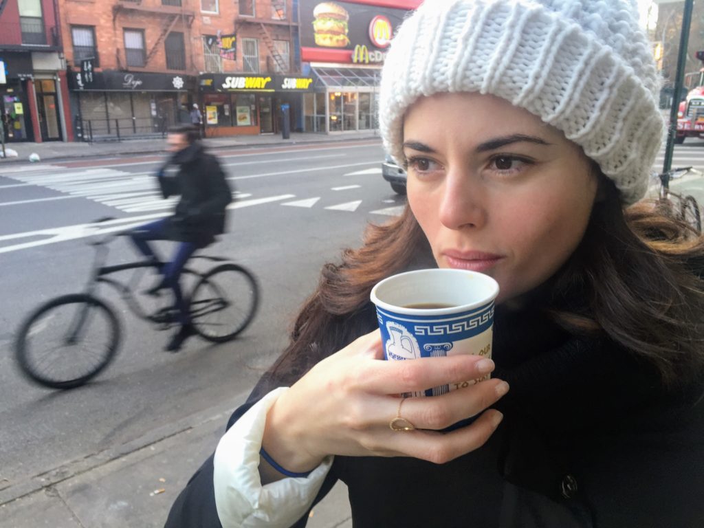 Shortly after moving to NYC in 2017.