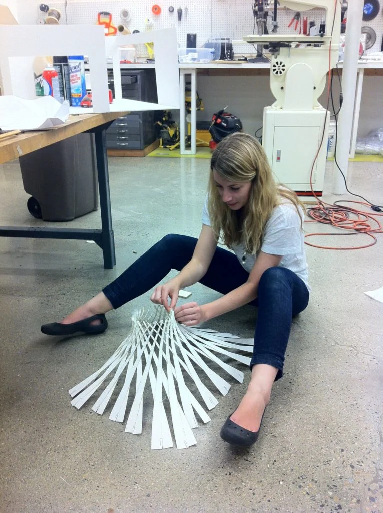 Shevy working on “Beaver Vault” at KVA