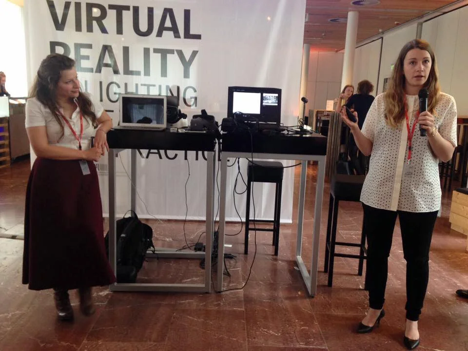 Shevy presenting in Berlin, 2017