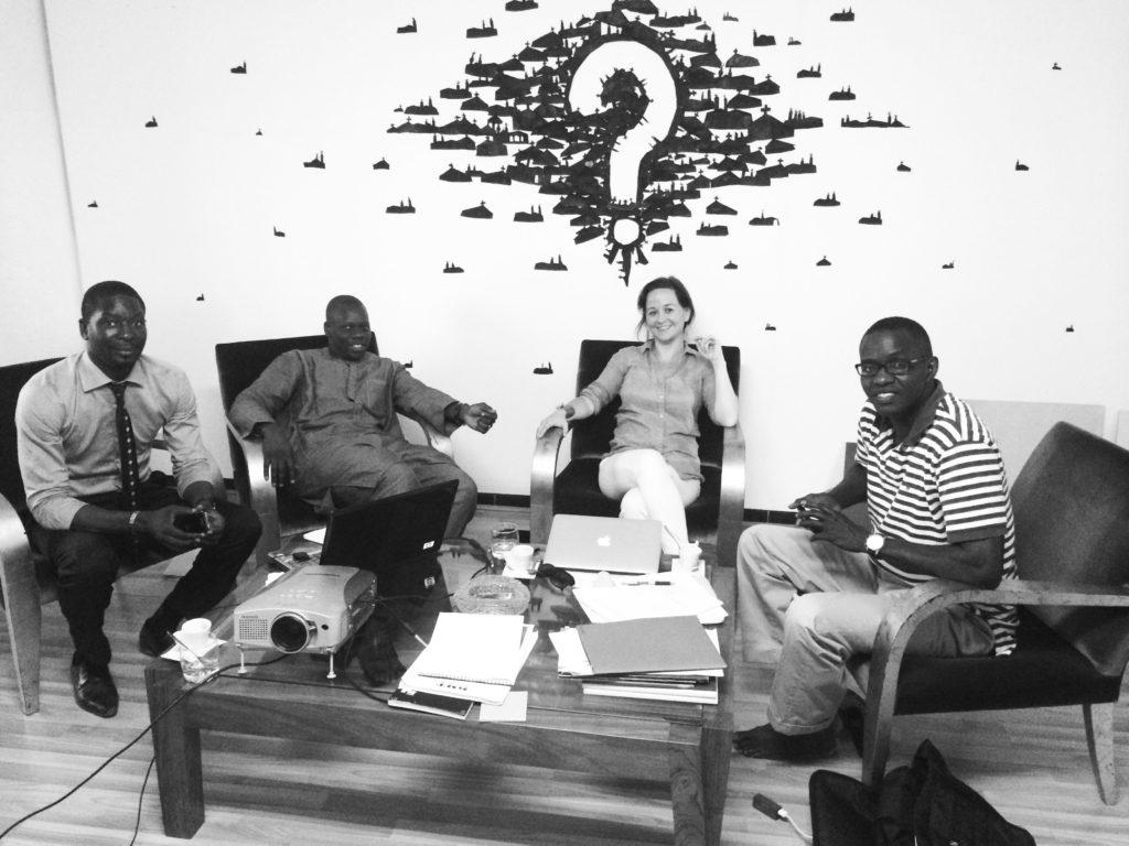 Jennifer with Amary Seck and DMT Architects