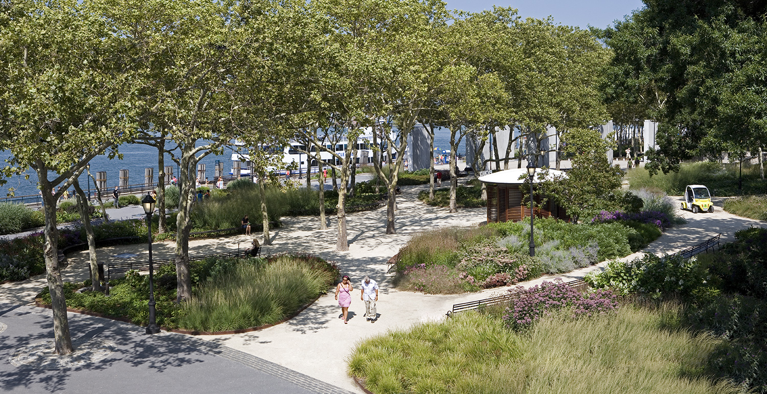 Battery Park landscape, photo by Amy Barkow