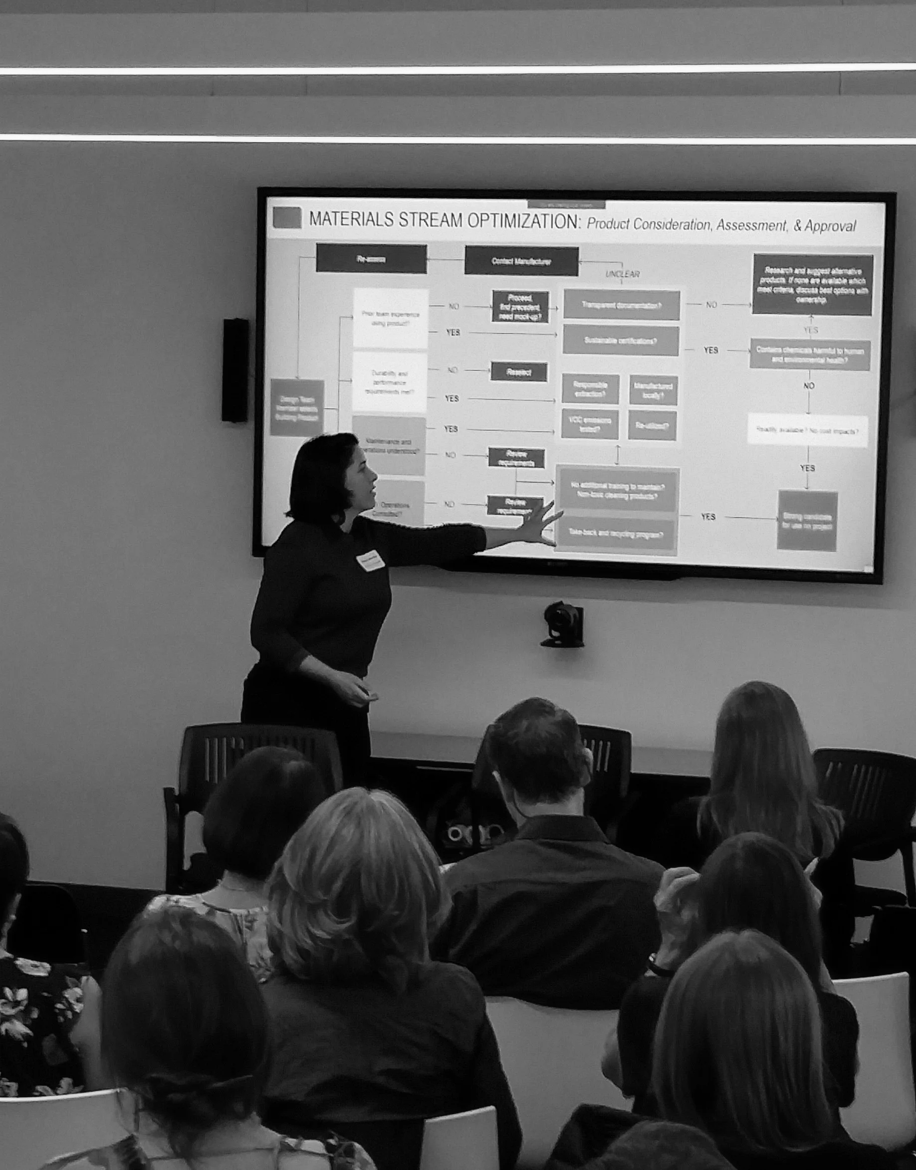 Sydney at the Urban Green Panel in 2018.