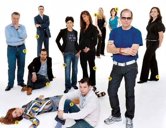 In 2007, Galia was featured in New York Magazine as part of New York next wave of most promissing designers. Standing from left, Jean-Paul Viollet, Pepe López, Kyra Hartnett, Galia Solomonoff, Sara Story, Adrienne LaBelle, Roby Wynne, and Gal Nauer. On floor, from left, Benjamin Aranda, Amy Lau, and Billy Cotton.