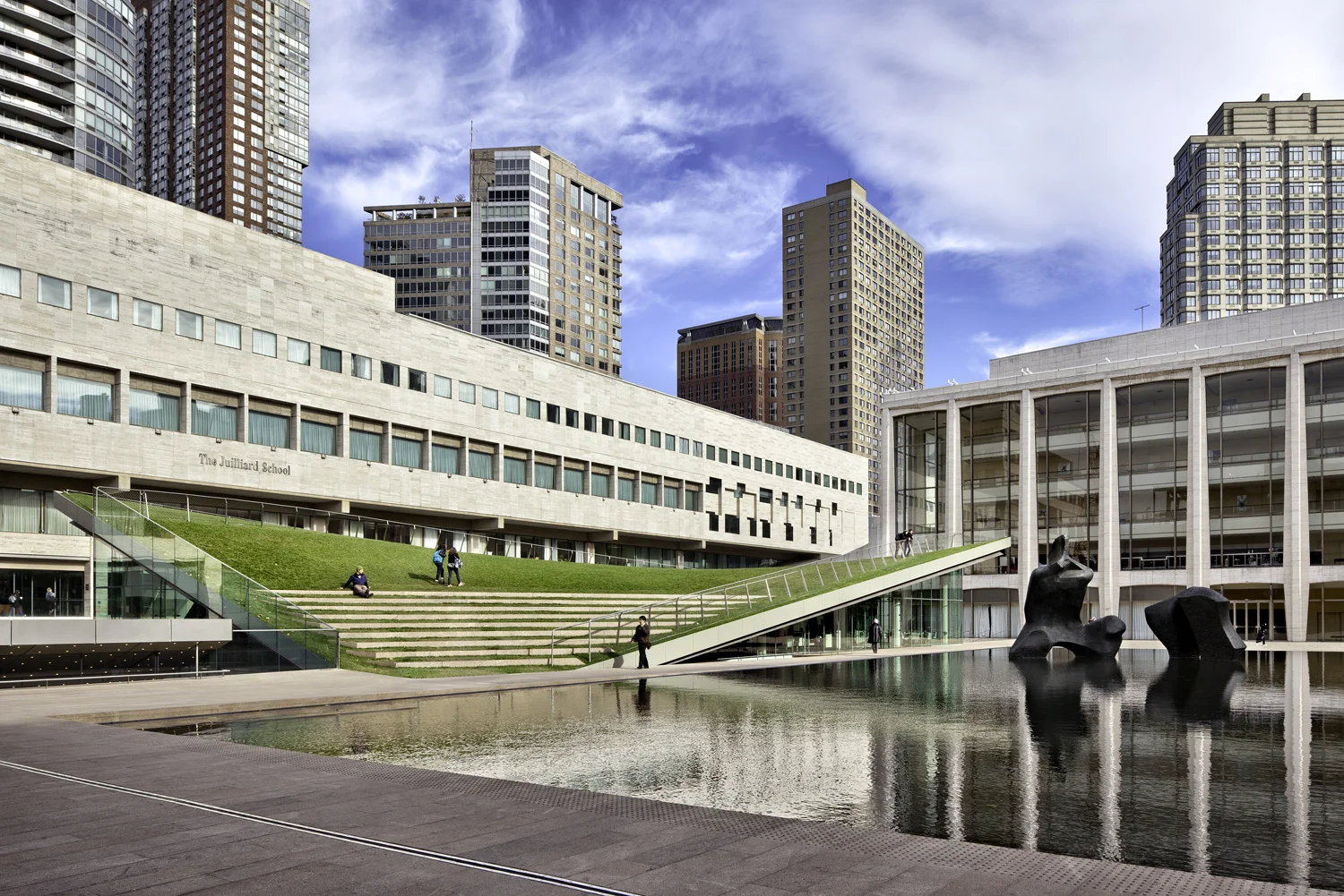 Lincoln Center public spaces, photography by Chris Cooper