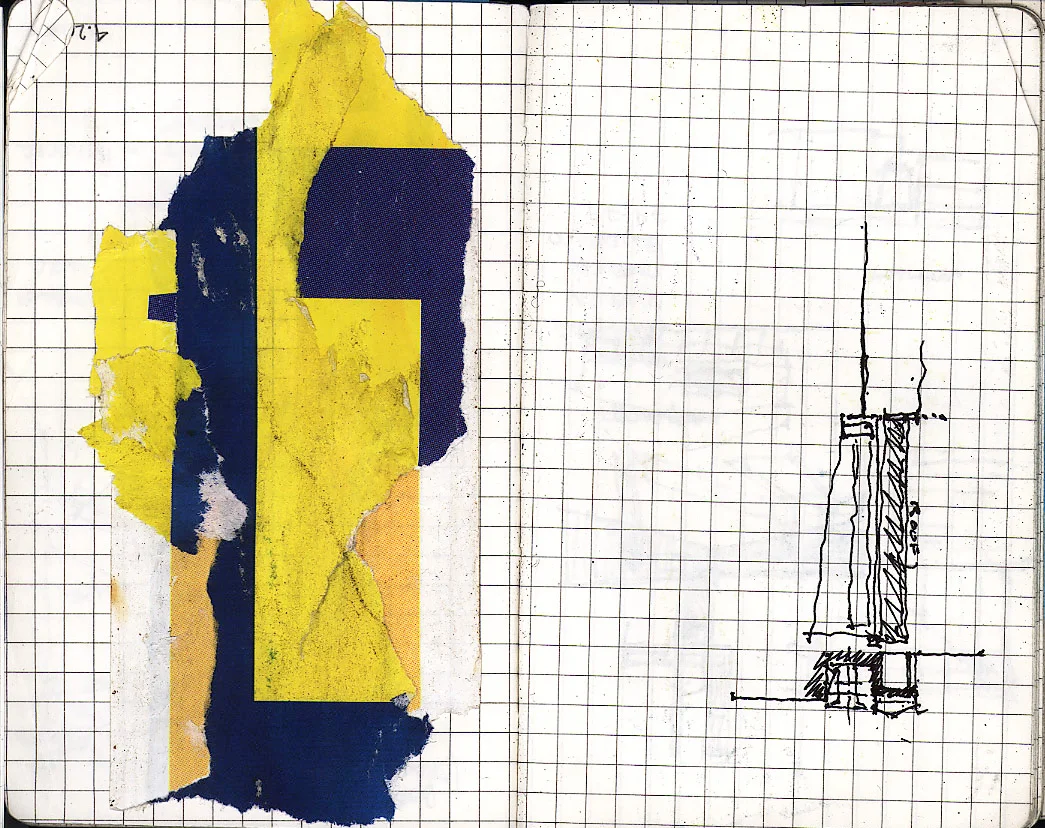 Andrea’s collage and sketch - juxtaposed.