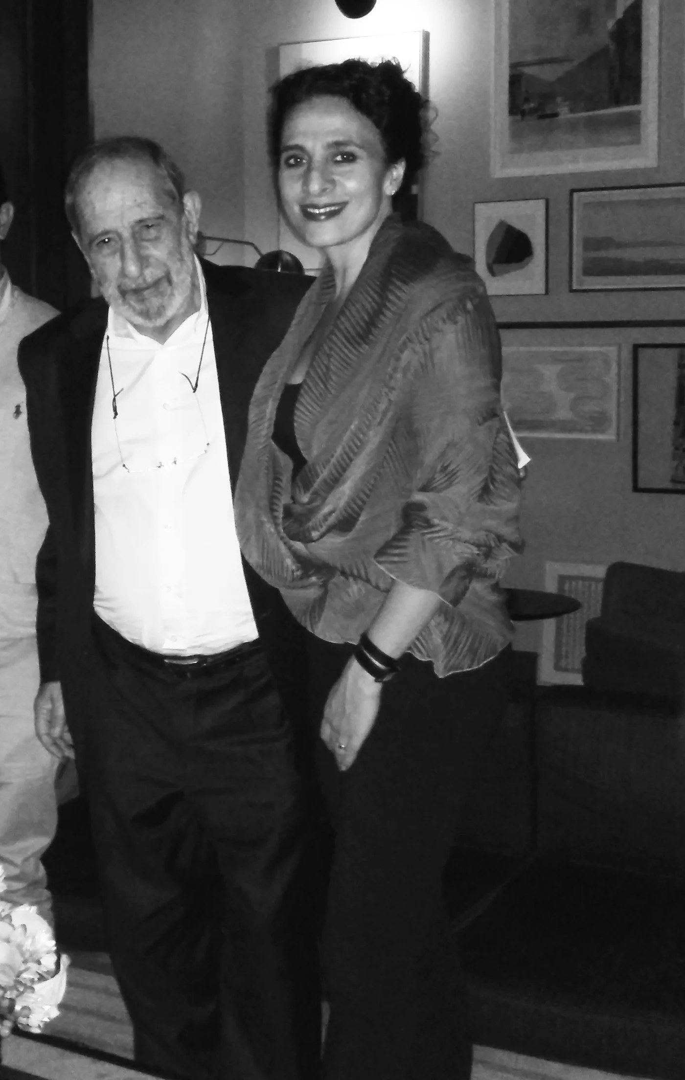 Hana with Alvaro Siza.