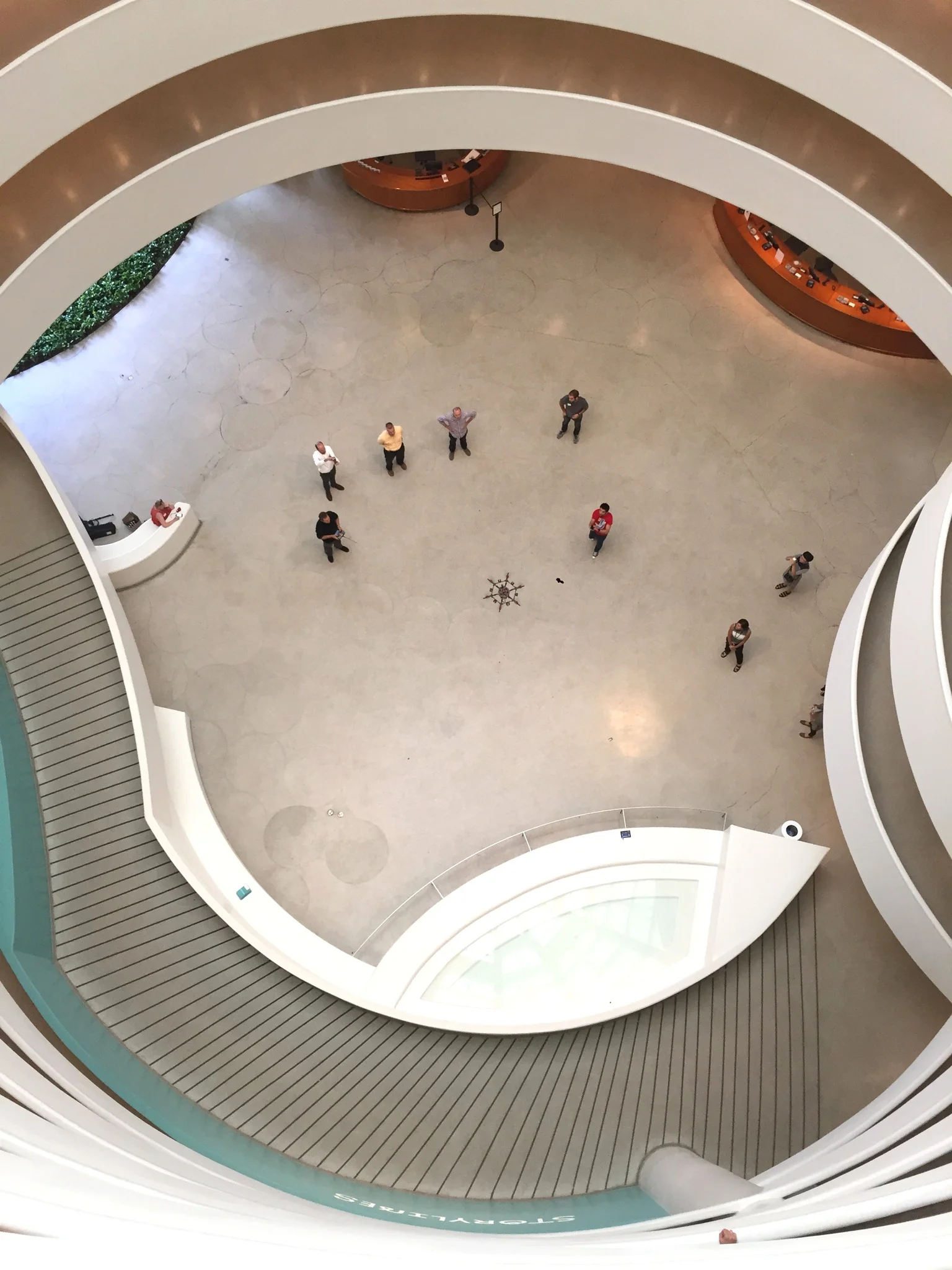 Photo taken by Megan when Google documented the interior street view of the museum.