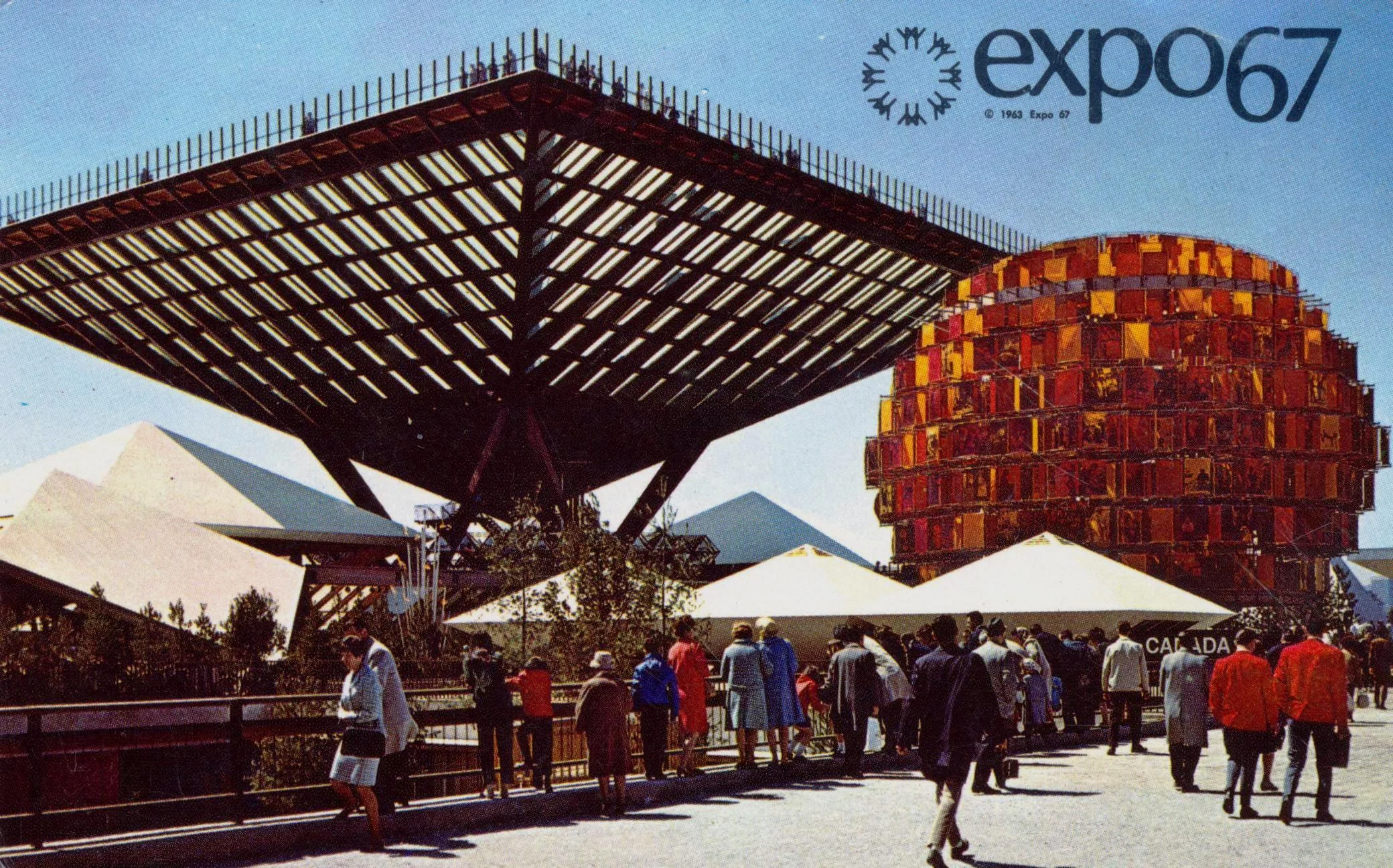 Postcard for the 1967 World Expo.