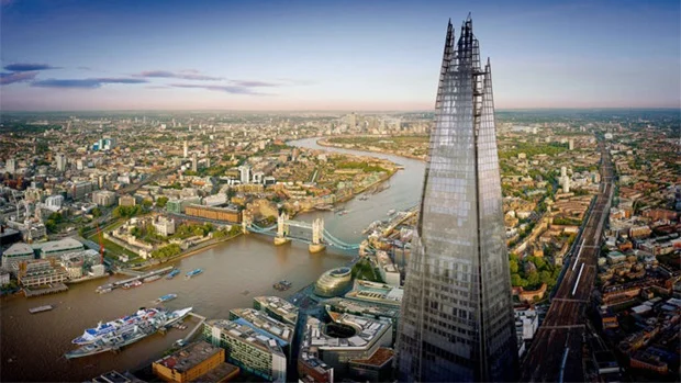 The Shard in London.