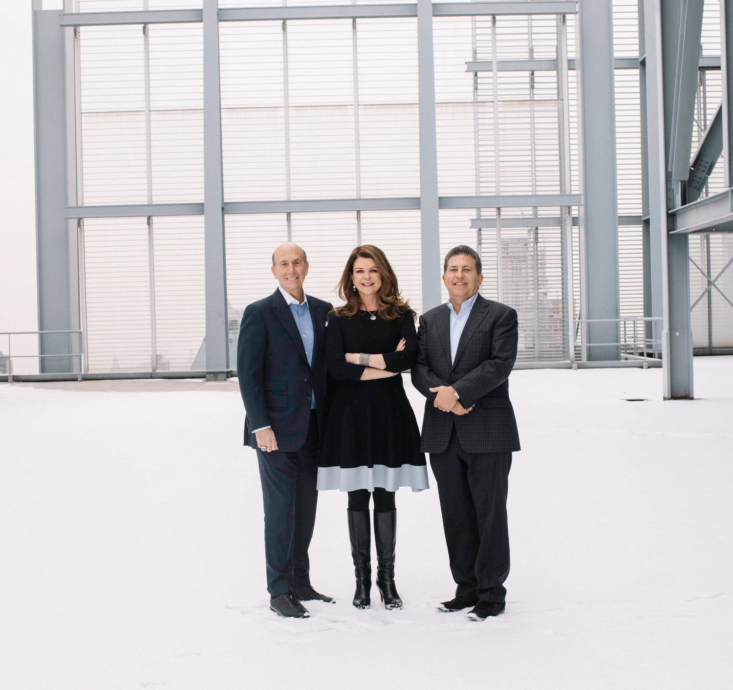 The founders of L&L MAG - David Levinson, MaryAnne Gilmartin, and Robert Lapidus.