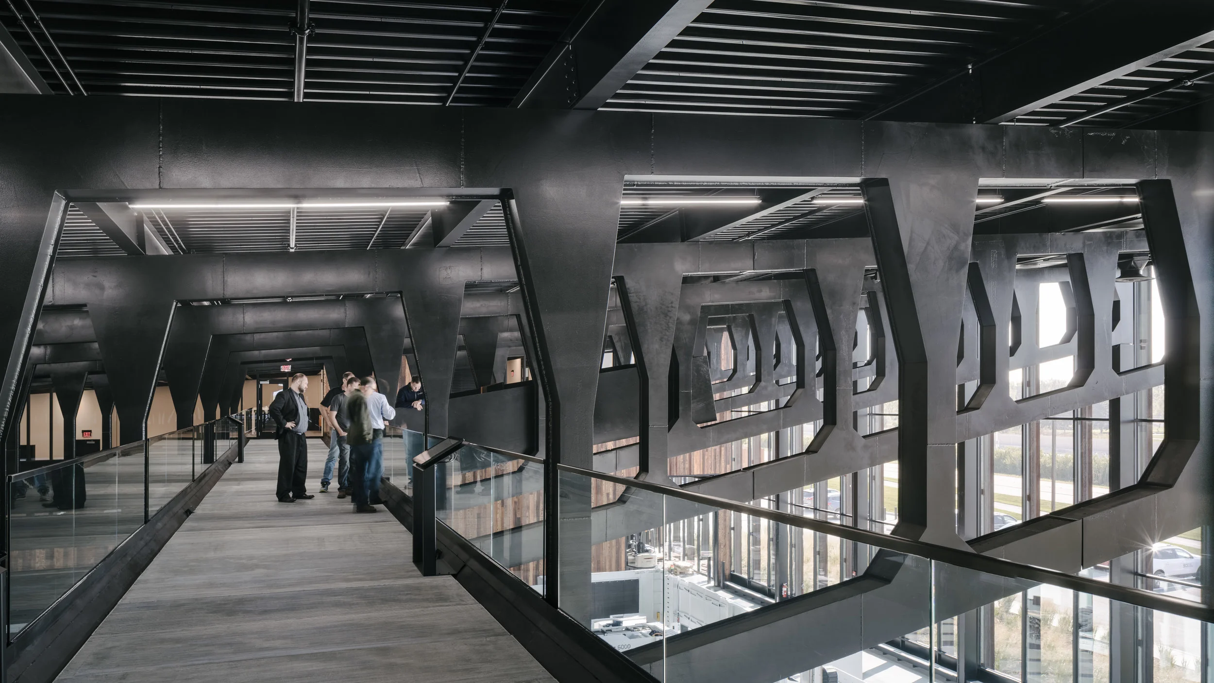 Trumpf Smart Factory, Chicago. Photography by Simon Menges, courtesy of Barkow Leibinger.