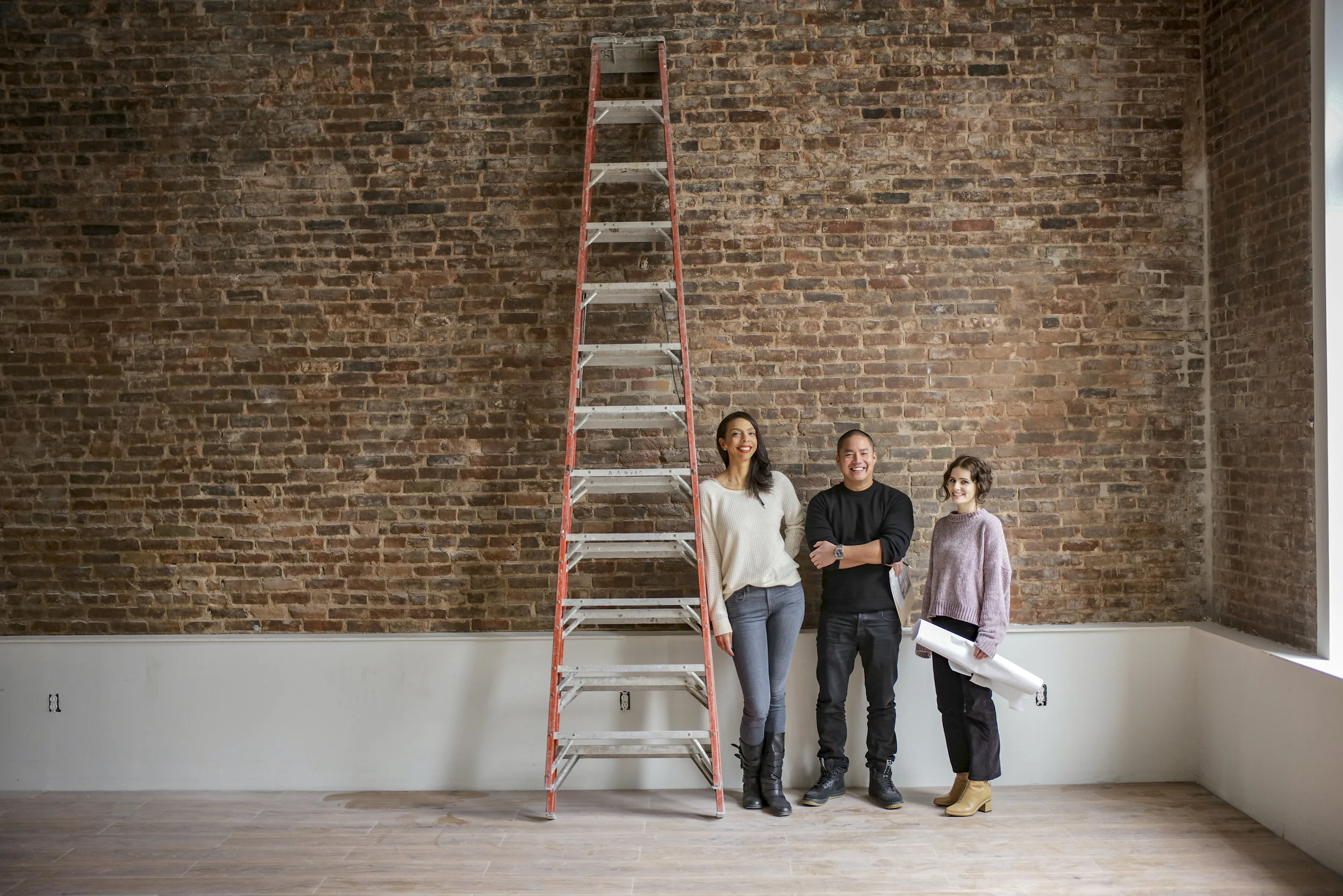 Jean with co-founders Preeti Sriratana and Sherataun Nuss.