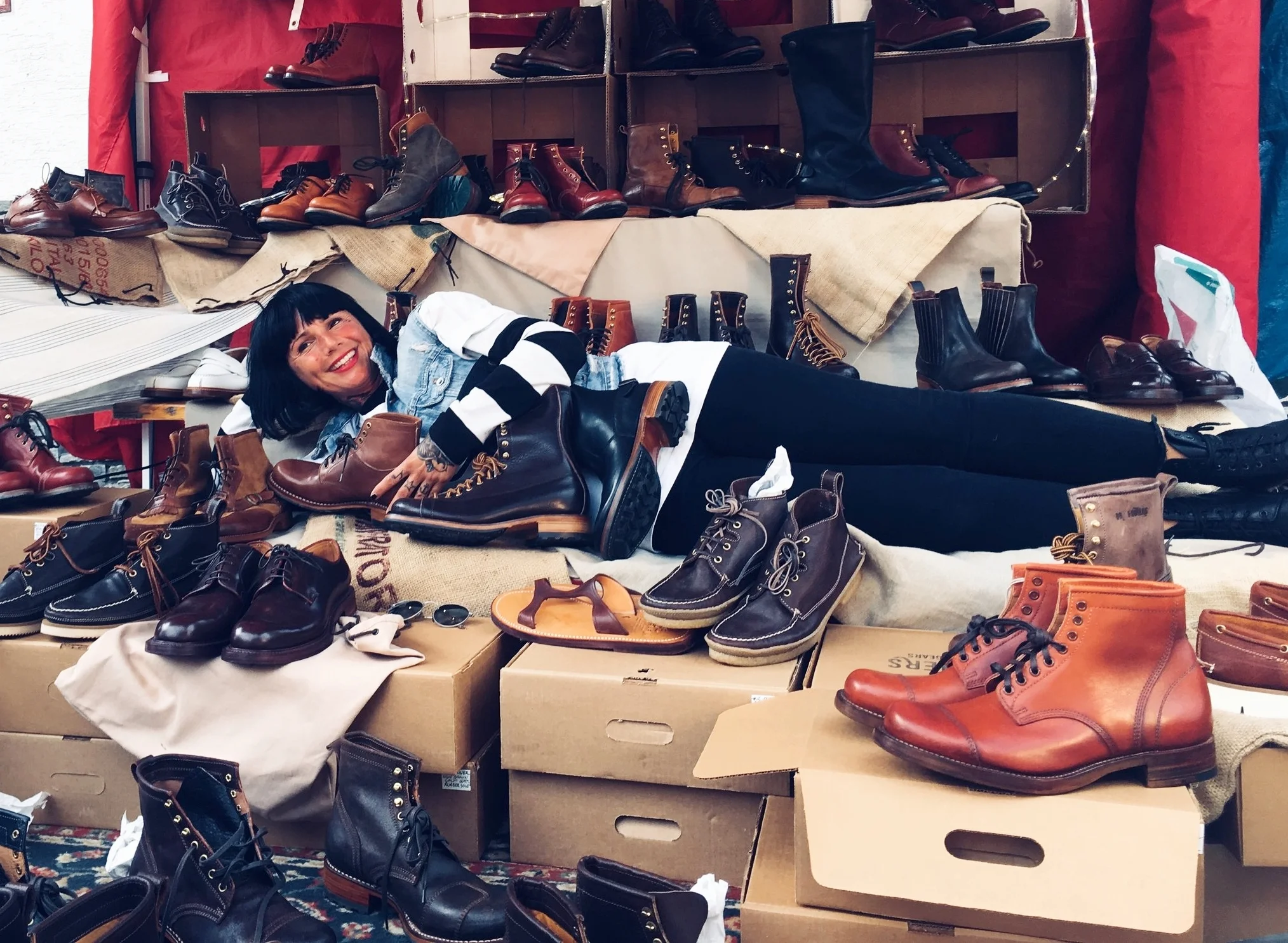 Mia loves Dr. Footers Boots