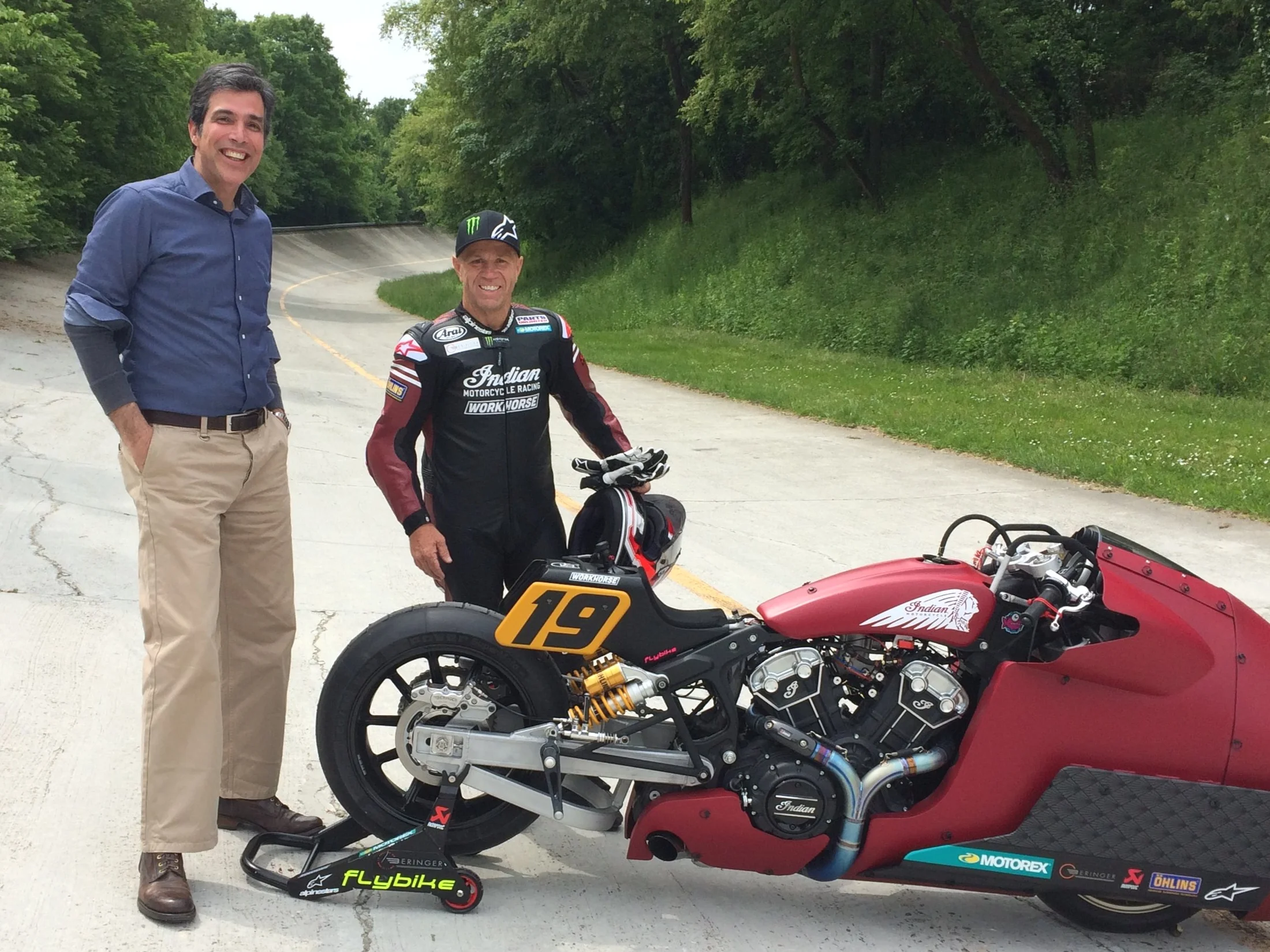 Dr. Footers and R. Mamola at Sultans of Sprint