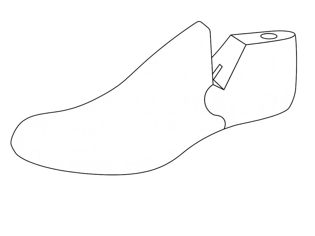 Heritage Penny Loafer Last - Orthopedic laceless footwear design