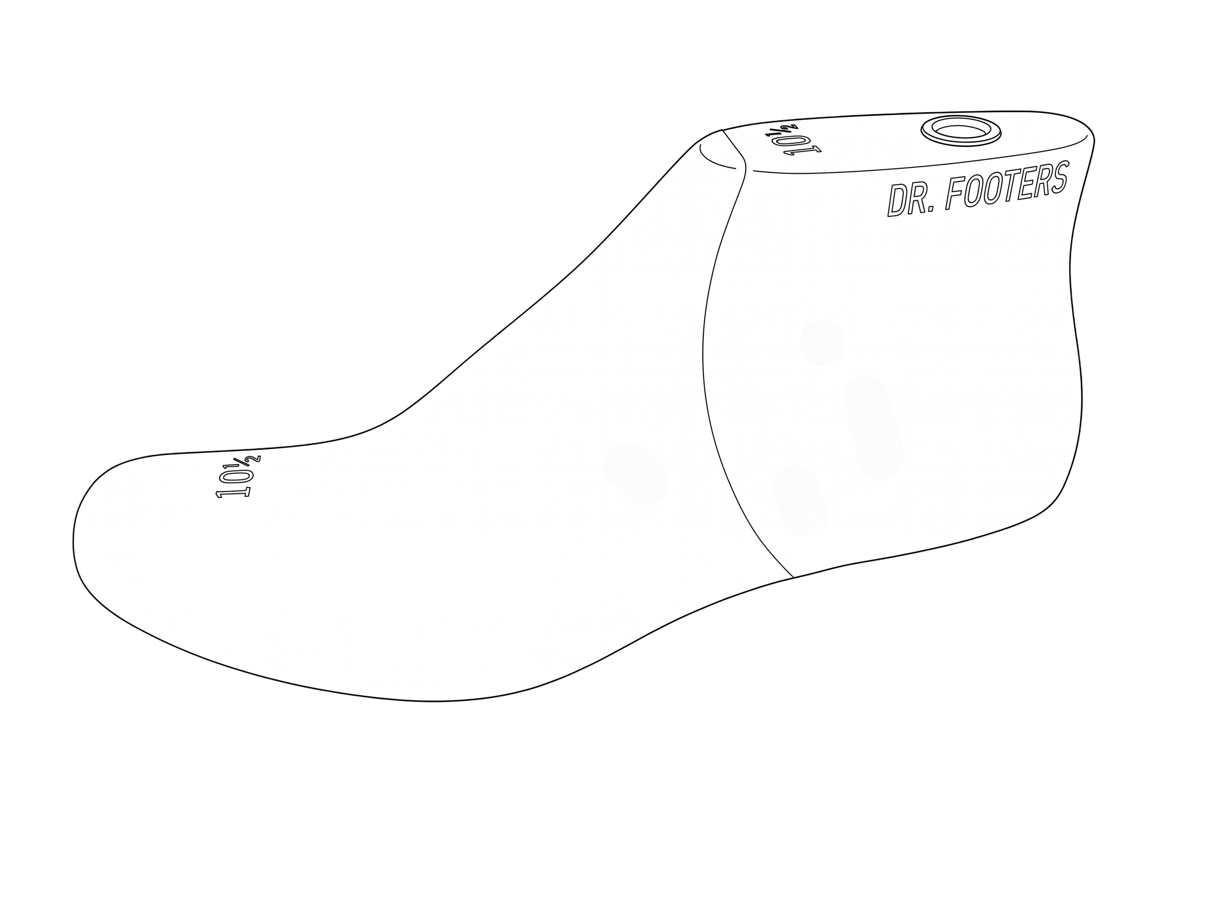Dr. Footers Munson Last - Anatomical Wide Toe Box Boot Shape