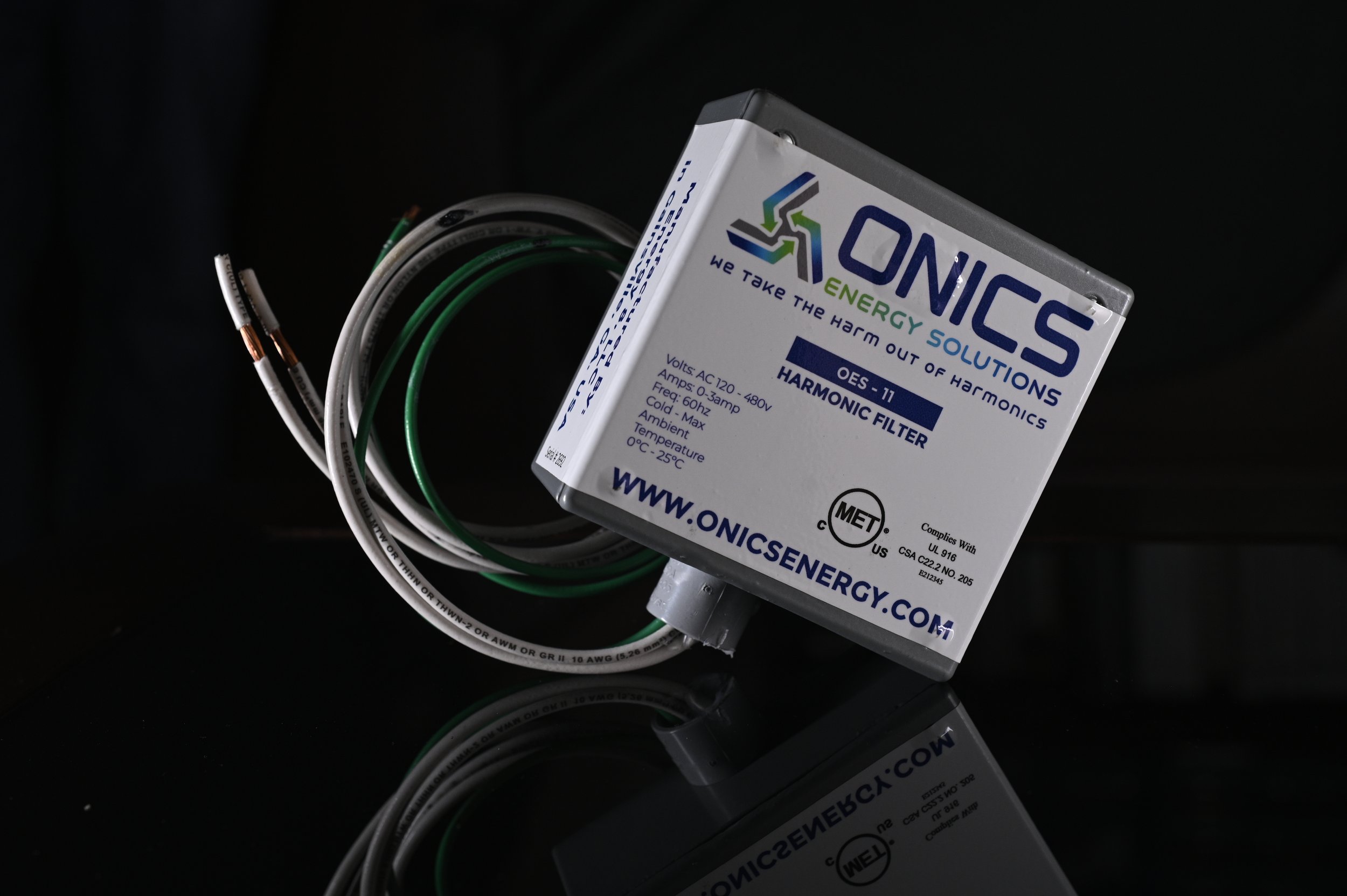 Onics OES-11无源谐波滤波器减轻谐波失真万博体育官网网页版，为设施节能