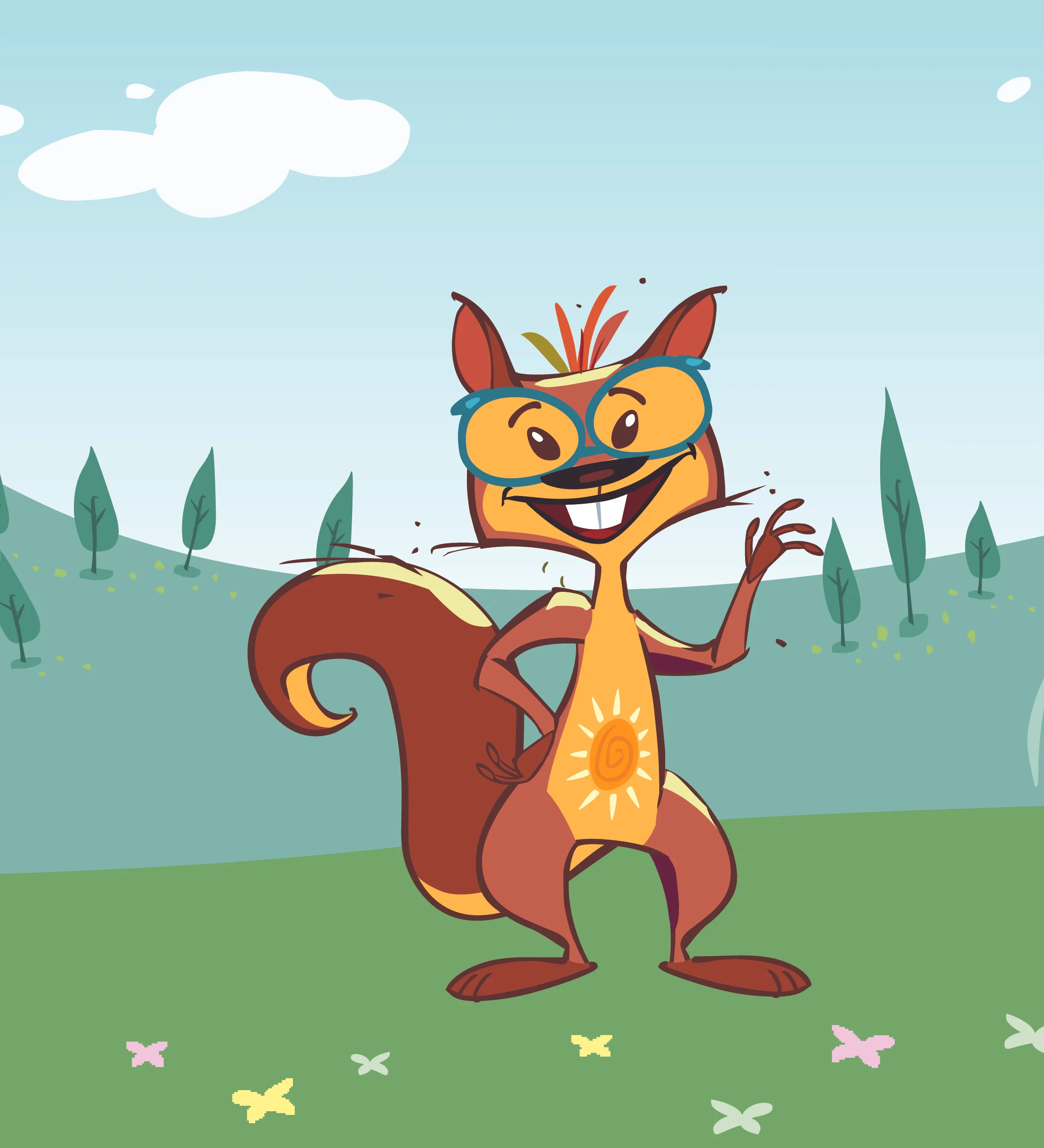 SONNY THE SOLAR SQUIRREL .