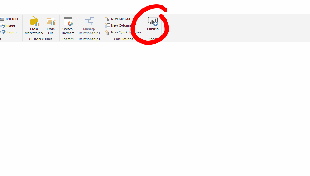 4) Publish this report for later!: