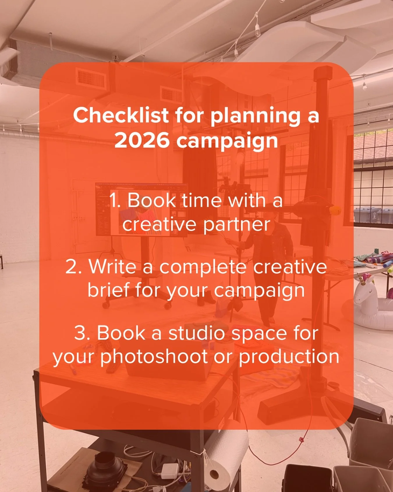 If 2026 campaign planning snuck up on you, don&rsquo;t worry, you&rsquo;re not alone! Fortunately, now is still a great time to prep your content needs for the year ahead. Here&rsquo;s a checklist to help you get started! 

QSK offers photography, as