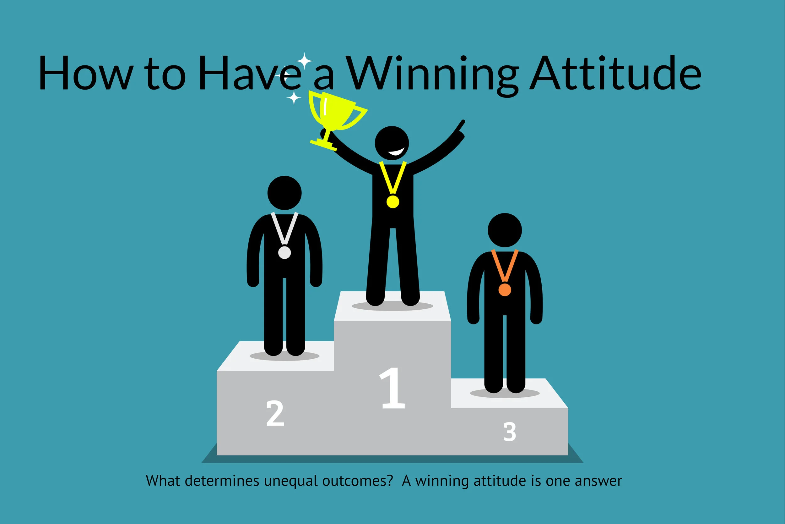 The trifecta of Attitude, Aptitude and Environment is what determines unequal outcomes. This post deals with the most important of them all - Attitude. 