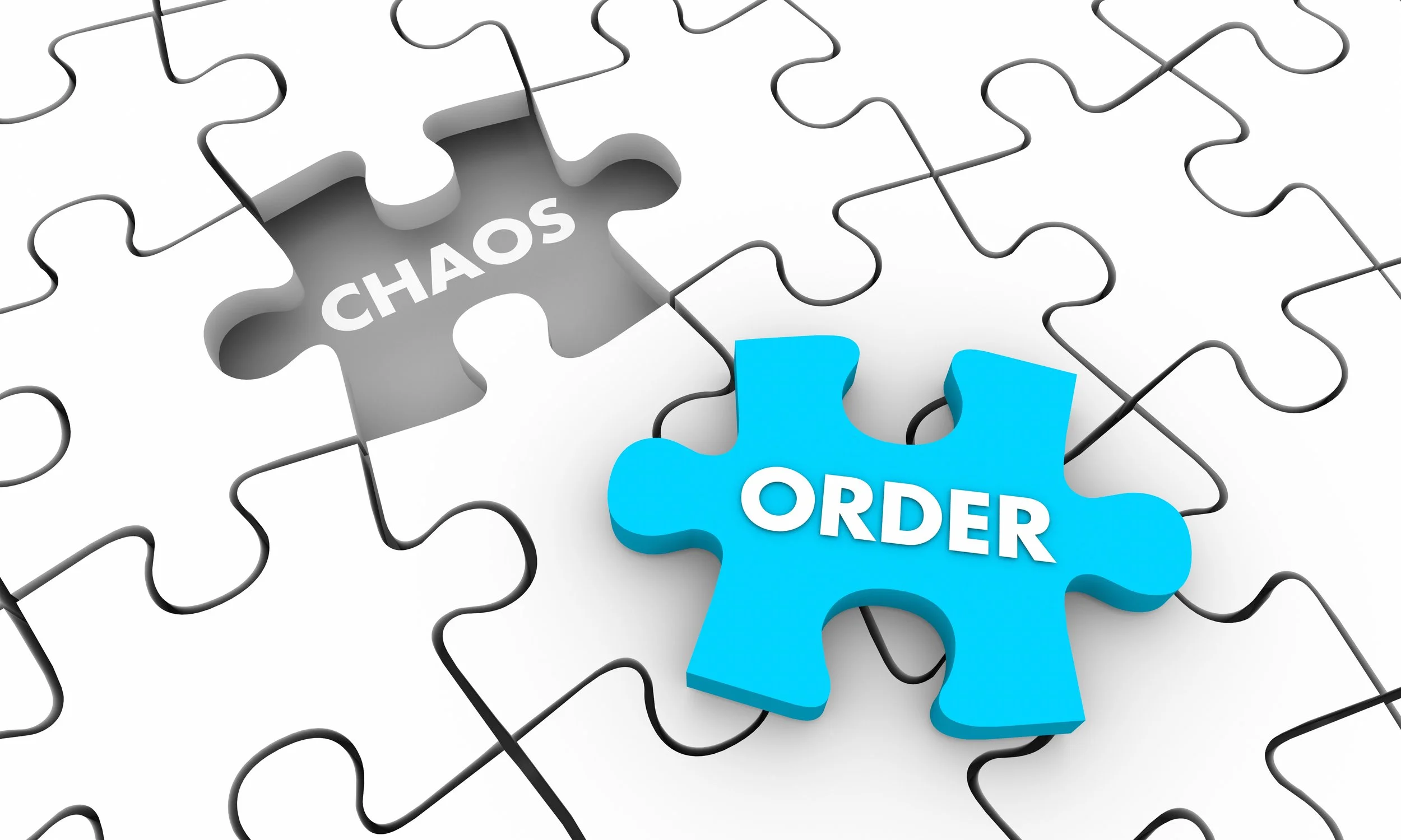 Chaos and Order are two sides of a coin. If you experience chaos, you can flip that coin to find order. Photo courtesy: Shutterstock
