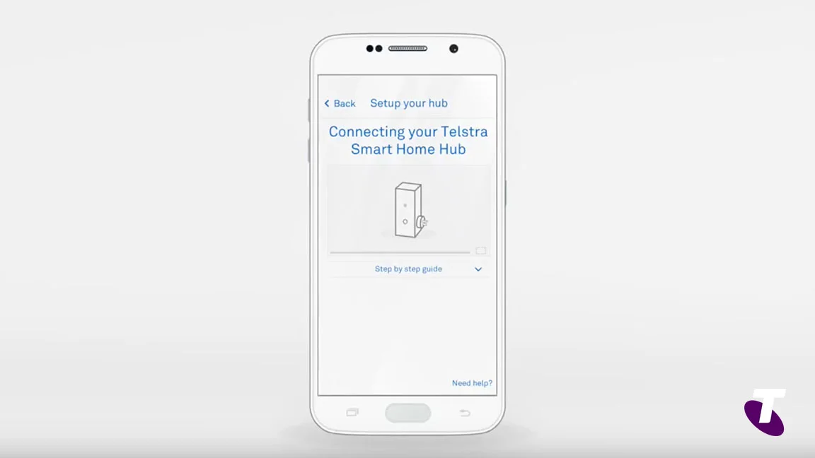 Connecting your Telstra Smart Home Hub - Android