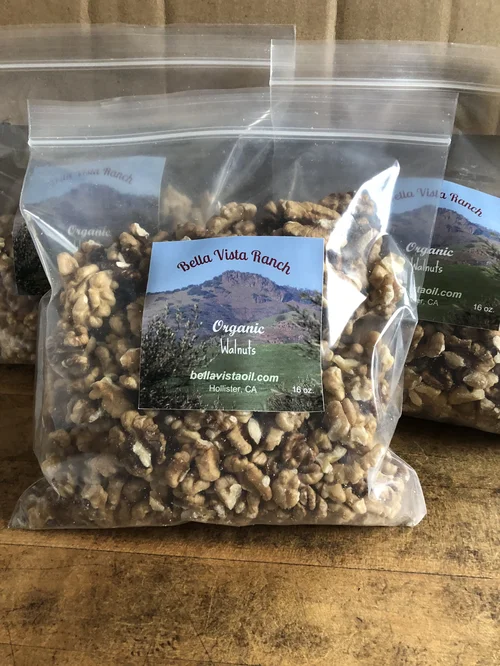 Raw Organic Payne Walnuts — Bella Vista Organic Extra Virgin Olive Oil