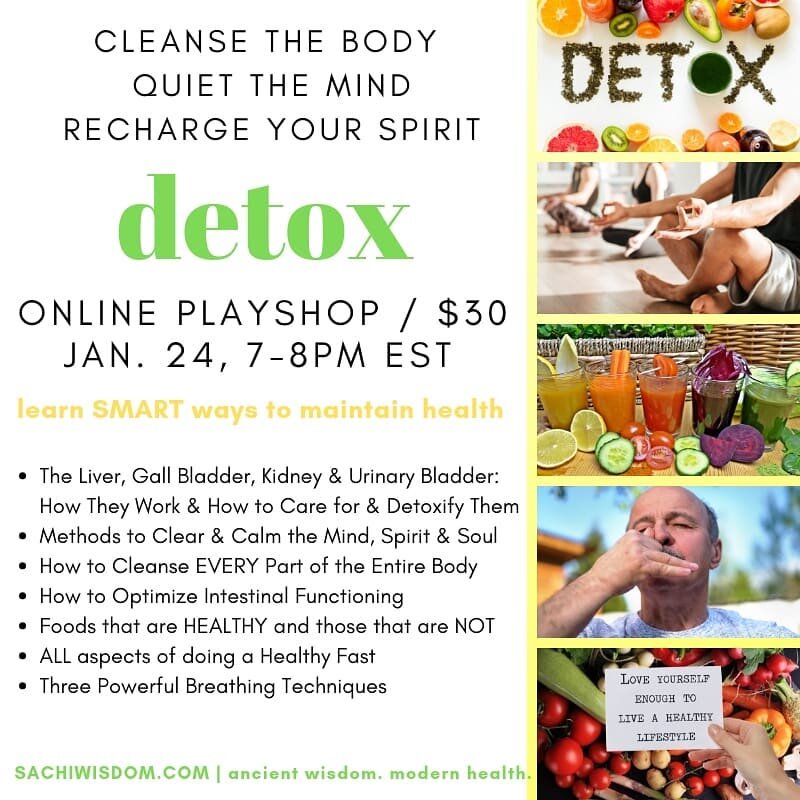 Did you know that 92% of #resolutions fail BEFORE the end of January?! Get your #healthylifestyle on in Sachi's &quot;New Year, New You&quot; #DETOX Online Playshop January 24th, 7-8pm EST &amp; learn how to shift #hormones &amp; #brain chemicals to 