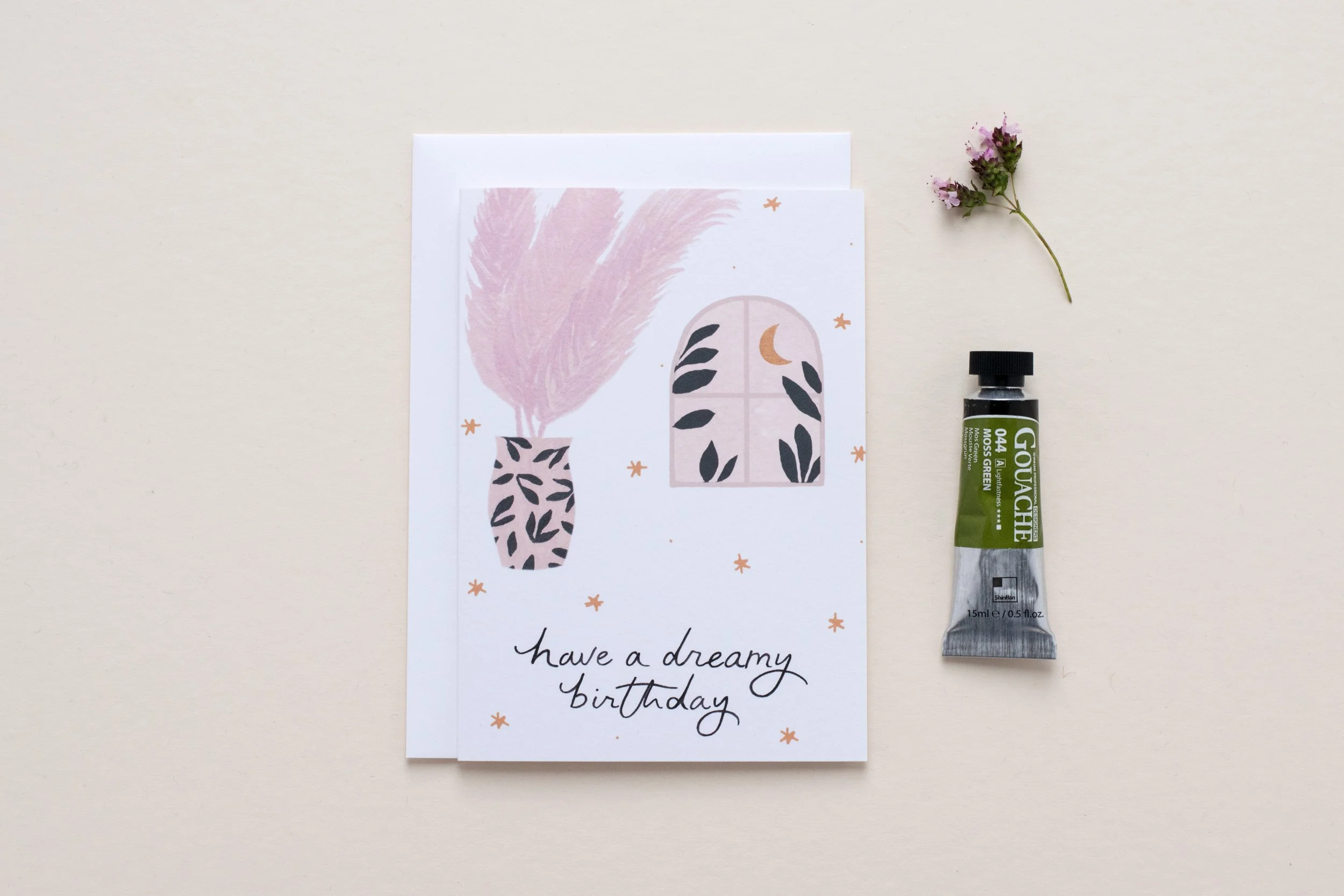 SECOND 'Dreamy Birthday' Greeting Card