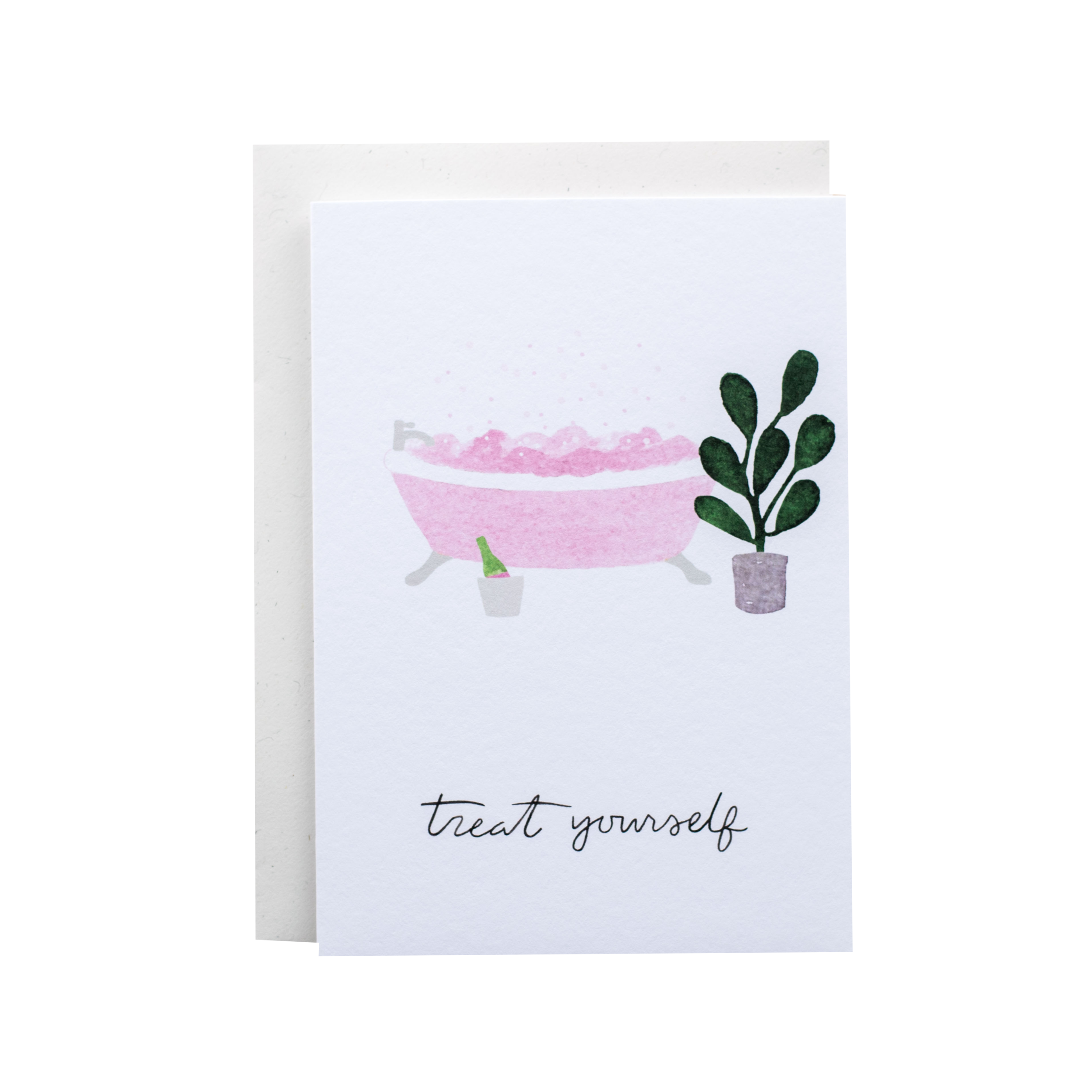 'Treat Yourself' Card — The Hidden Pearl Studio