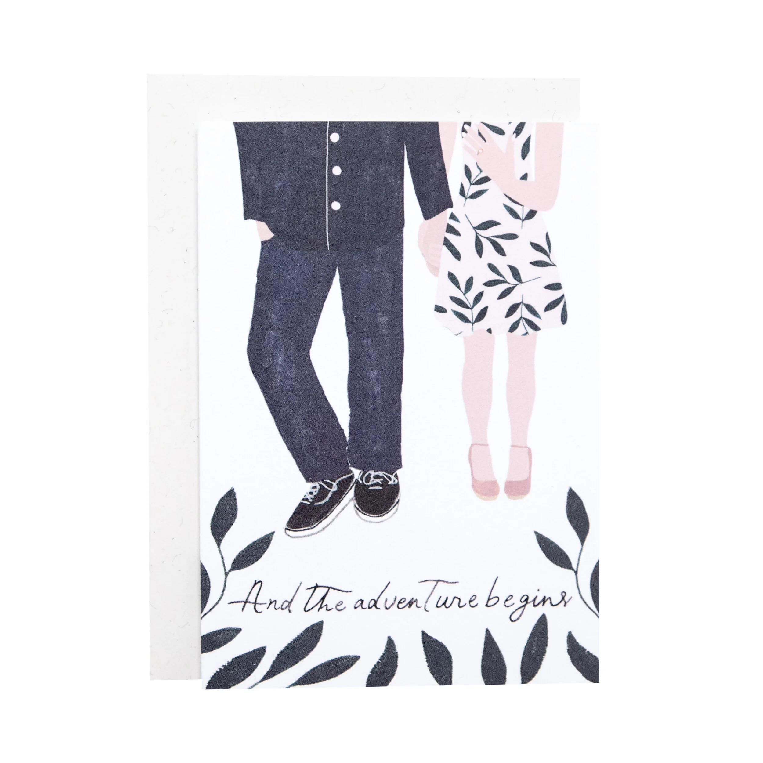 illustrated-ring-engagament-card